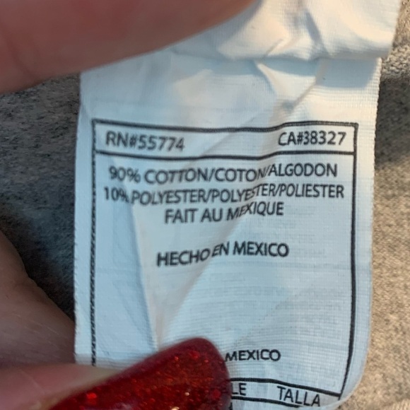 Graphic Tank Top Medium Grey “Day Drinker” Blue Glittery Print Alstyle Cotton - Picture 12 of 15